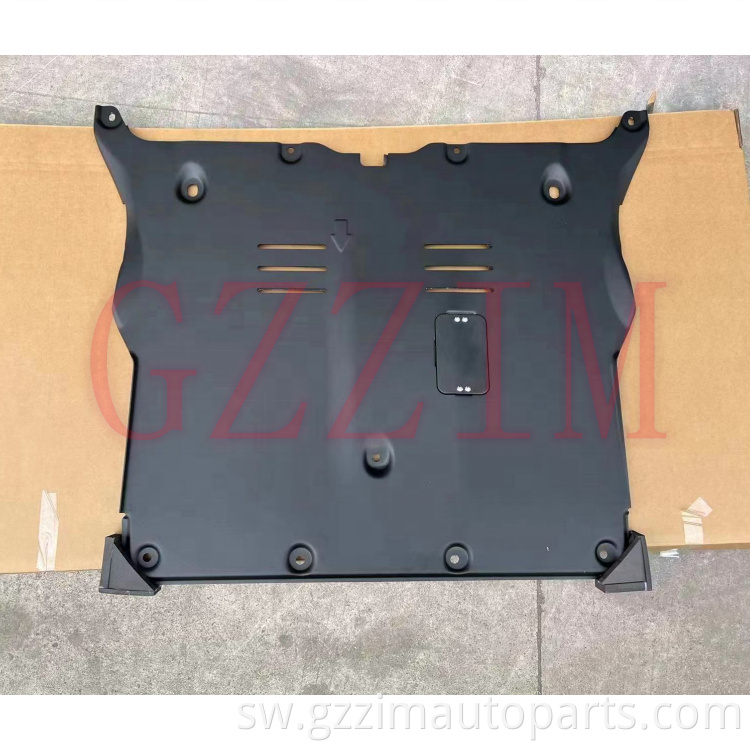 Aluminium alloy mbele skid sahani injini mlinzi mlinzi kifuniko undershield bumper skid sahani kwa Tesla Model 3 2017-2019